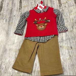 NWT Mudpie Corduroy Pants Set